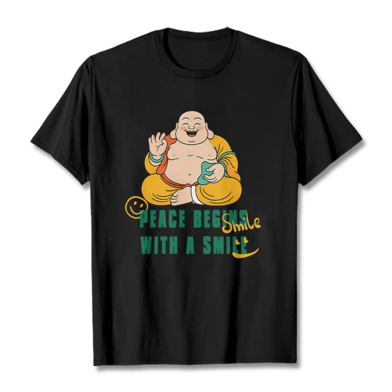 Tactile Cotton Crew Neck Mindful Graphic T-Shirt
