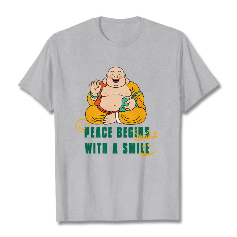 Tactile Cotton Crew Neck Mindful Graphic T-Shirt