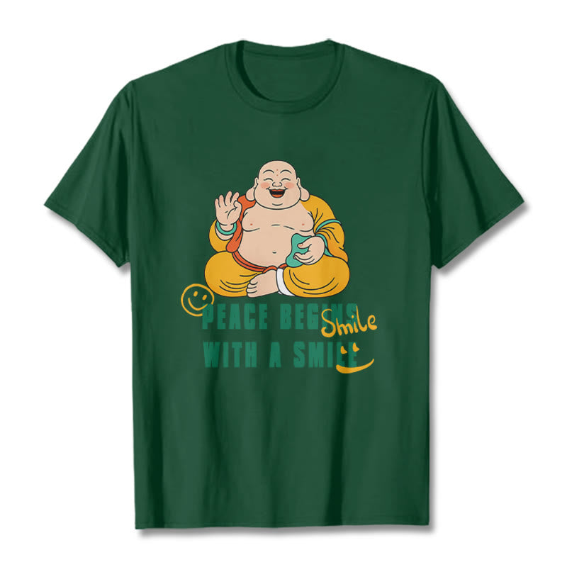 Tactile Cotton Crew Neck Mindful Graphic T-Shirt