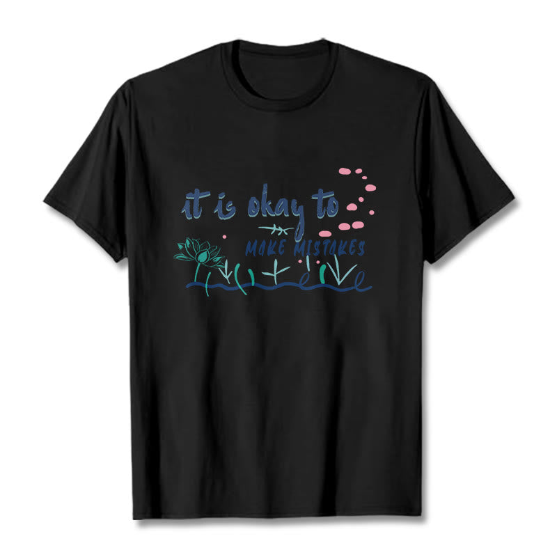 Tactile Cotton Crew Neck Mindful Mantra T-Shirt