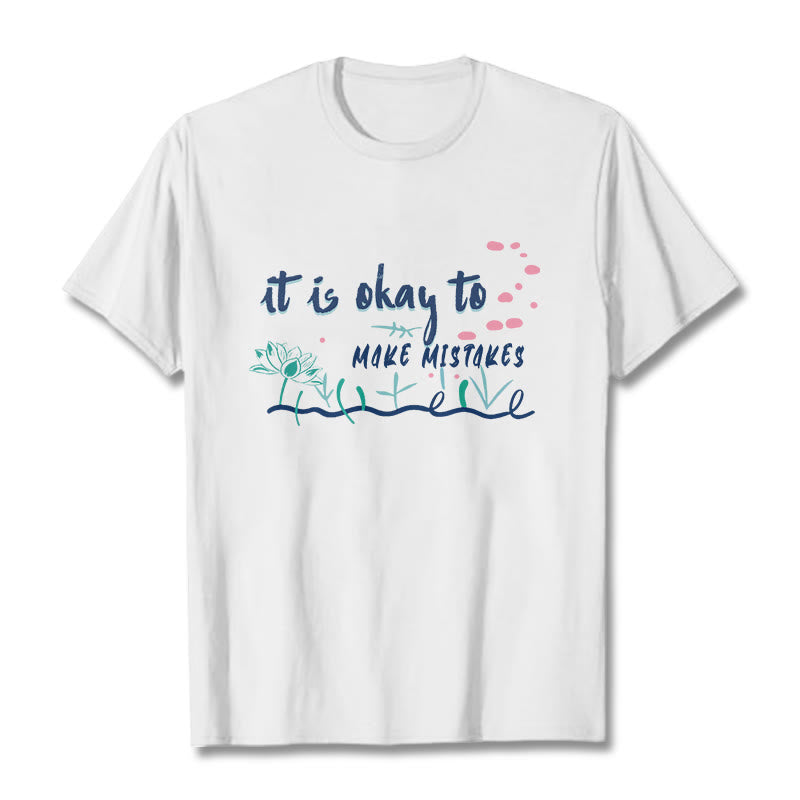 Tactile Cotton Crew Neck Mindful Mantra T-Shirt