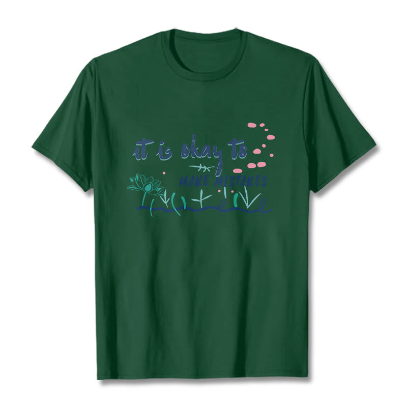 Tactile Cotton Crew Neck Mindful Mantra T-Shirt