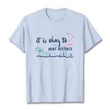 Tactile Cotton Crew Neck Mindful Mantra T-Shirt