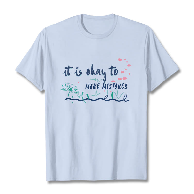 Tactile Cotton Crew Neck Mindful Mantra T-Shirt