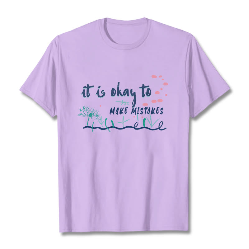 Tactile Cotton Crew Neck Mindful Mantra T-Shirt
