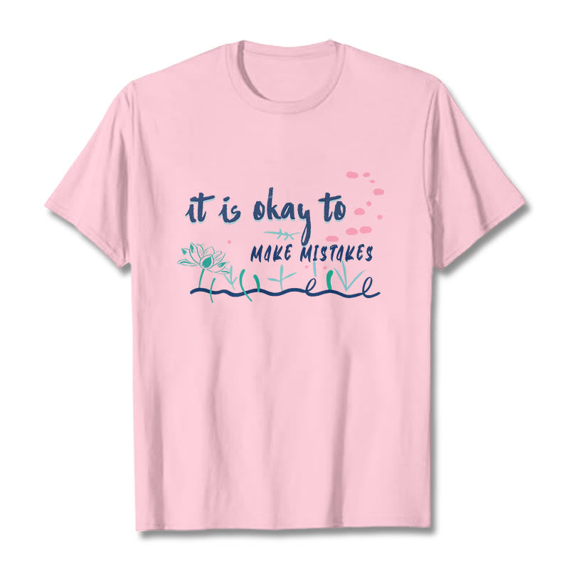 Tactile Cotton Crew Neck Mindful Mantra T-Shirt