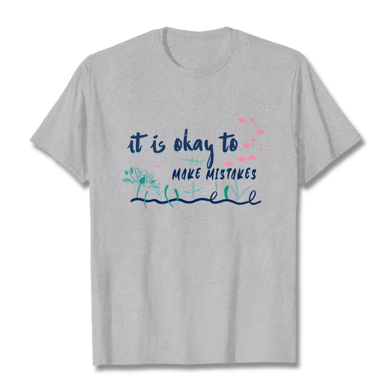 Tactile Cotton Crew Neck Mindful Mantra T-Shirt