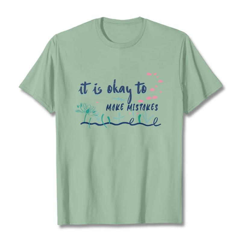 Tactile Cotton Crew Neck Mindful Mantra T-Shirt