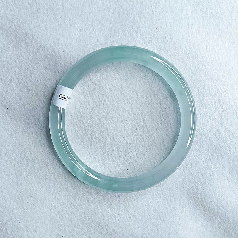Blue Chalcedony Emotional Balance Energy Bracelet Bangle