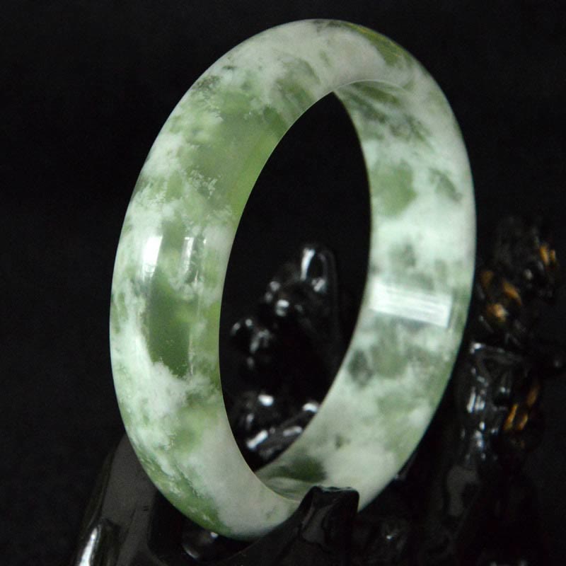 Natural Jade Luck Prosperity Bracelet Bangle