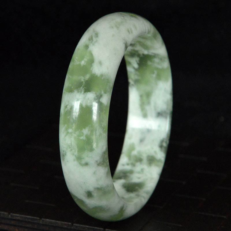Natural Jade Luck Prosperity Bracelet Bangle