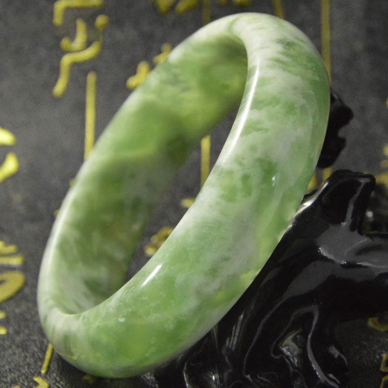 Natural Jade Luck Prosperity Bracelet Bangle