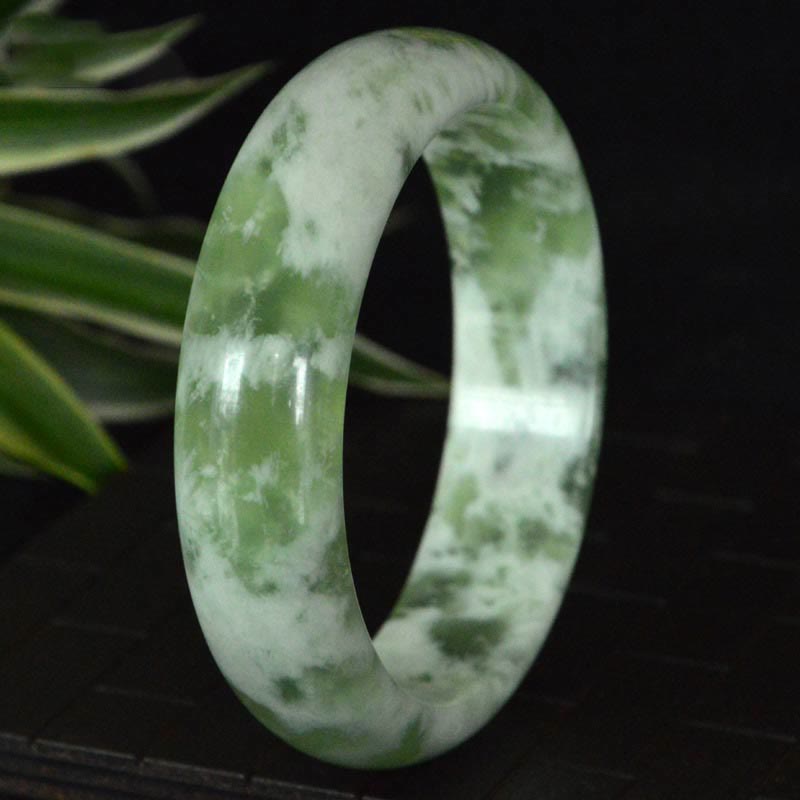 Natural Jade Luck Prosperity Bracelet Bangle