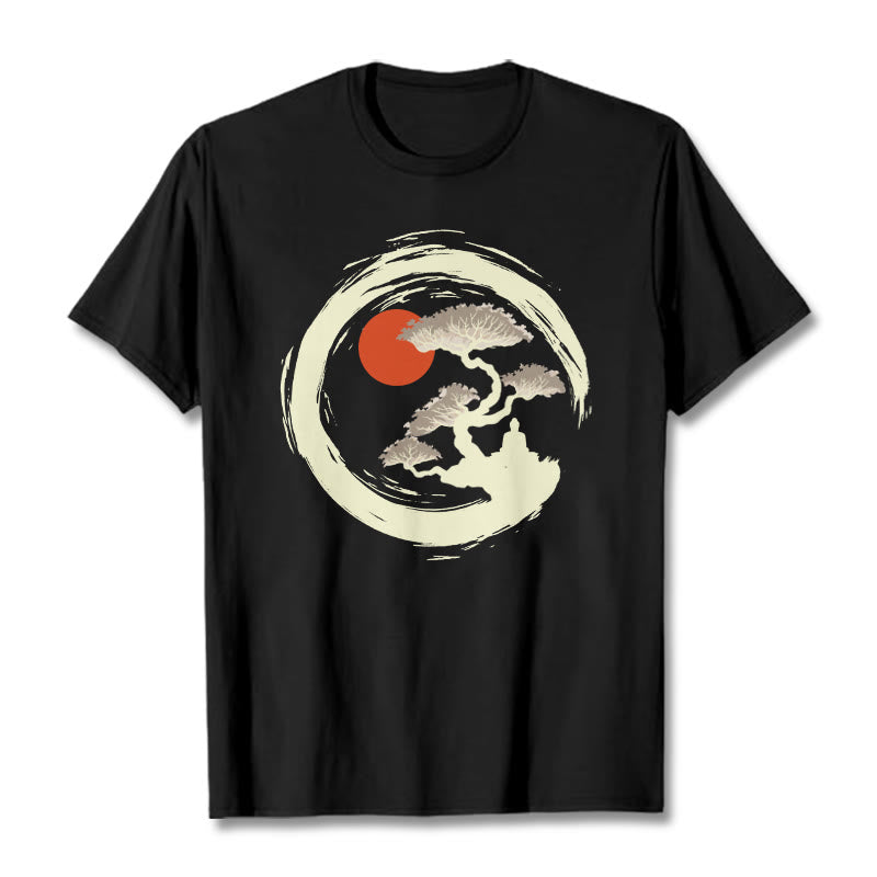 Tactile Cotton Zen Graphic Meditation Tee