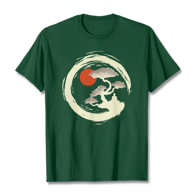 Tactile Cotton Zen Graphic Meditation Tee