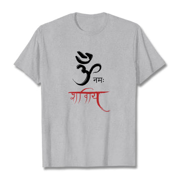 OM NAMAH SHIVAYA Mantra Sanskrit Tee T-shirt