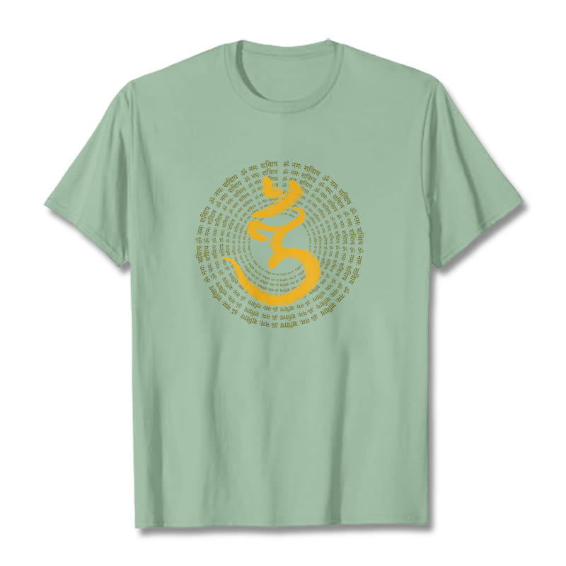 108 OM NAMAH SHIVAYA Mantra Sanskrit Tee T-shirt