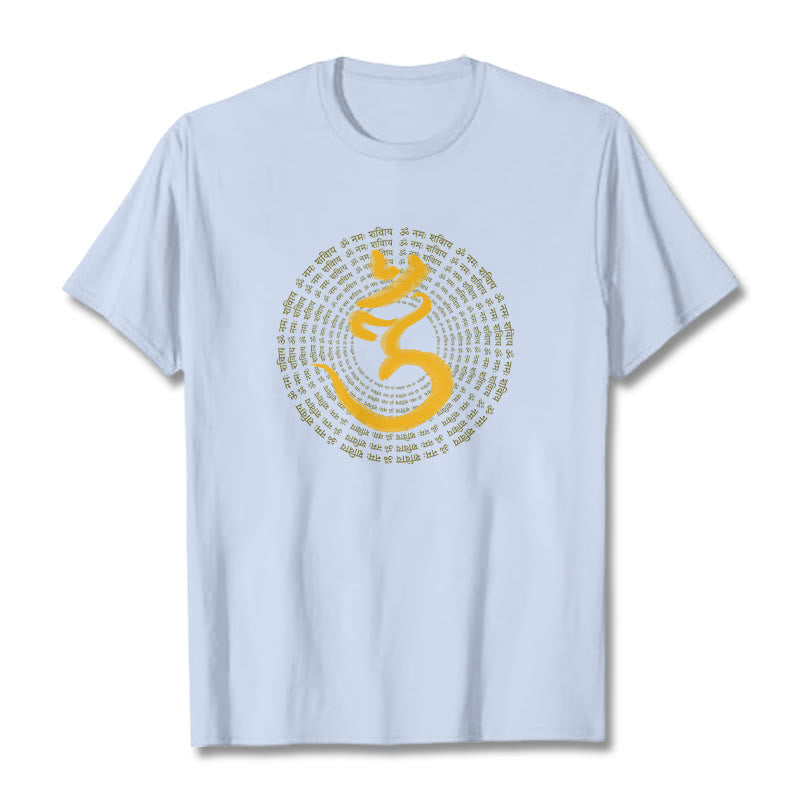 108 OM NAMAH SHIVAYA Mantra Sanskrit Tee T-shirt