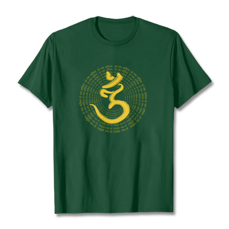 108 OM NAMAH SHIVAYA Mantra Sanskrit Tee T-shirt