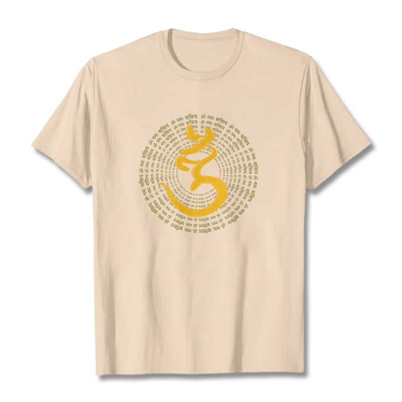 108 OM NAMAH SHIVAYA Mantra Sanskrit Tee T-shirt