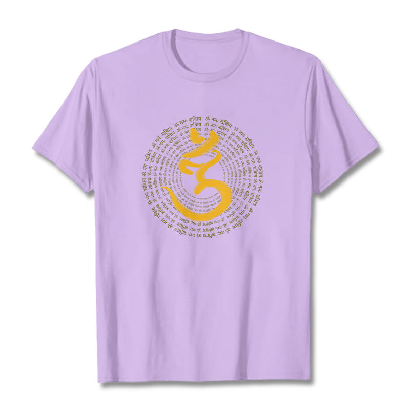 108 OM NAMAH SHIVAYA Mantra Sanskrit Tee T-shirt