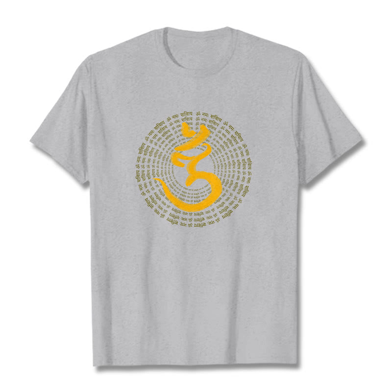 108 OM NAMAH SHIVAYA Mantra Sanskrit Tee T-shirt