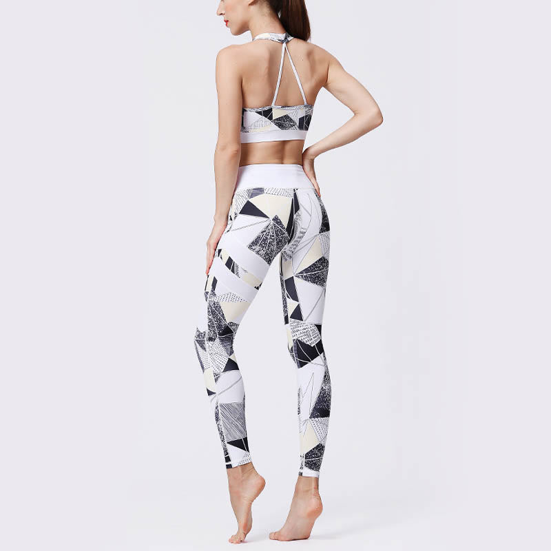 High-Waisted Botanical Print Mindful Movement Leggings