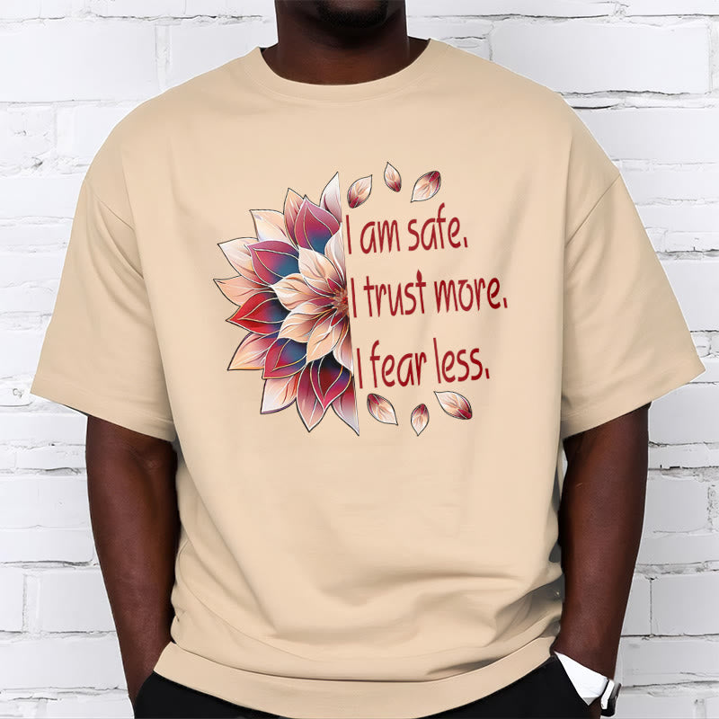 Tactile Cotton Grounding Affirmation Crew-Neck Tee