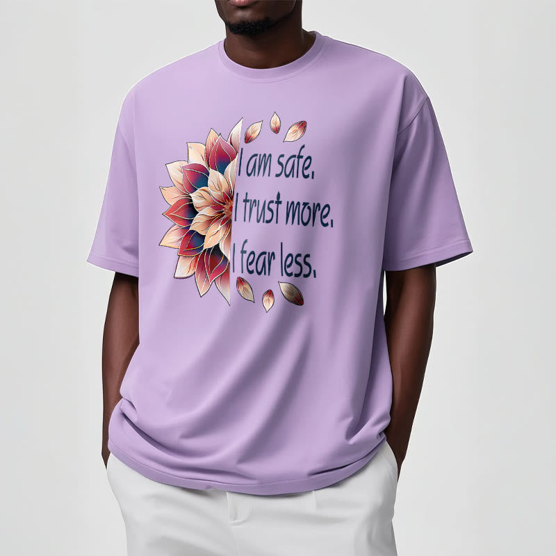 Tactile Cotton Grounding Affirmation Crew-Neck Tee