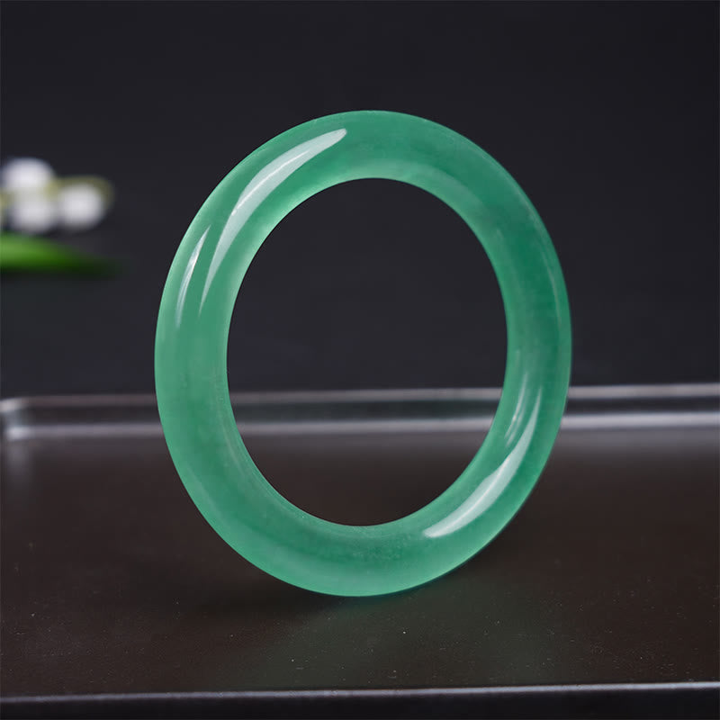 Natural Jade Luck Prosperity Bracelet Bangle