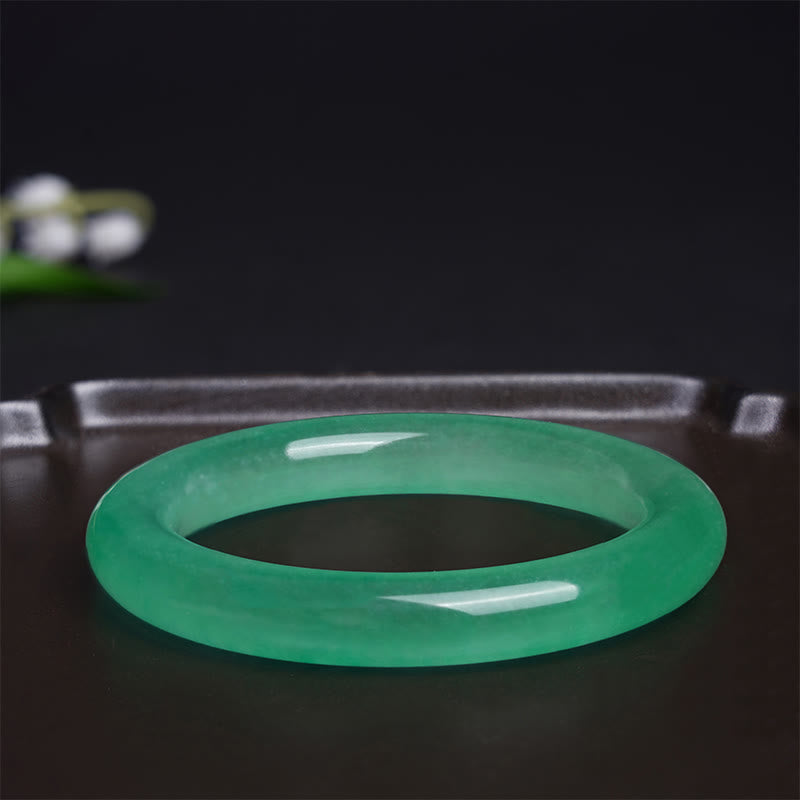 Natural Jade Luck Prosperity Bracelet Bangle