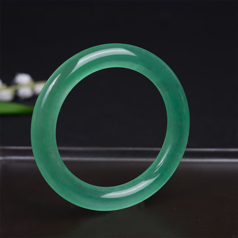 Natural Jade Luck Prosperity Bracelet Bangle