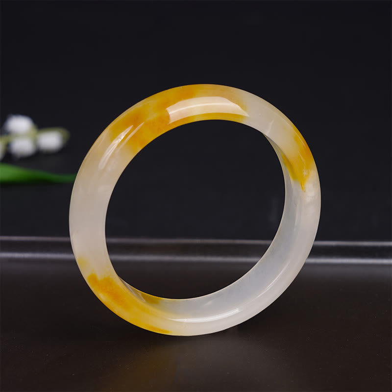 Yellow Chalcedony Harmony Positivity Bracelet Bangle