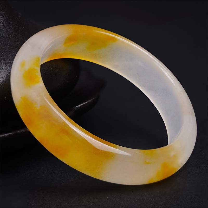Yellow Chalcedony Harmony Positivity Bracelet Bangle