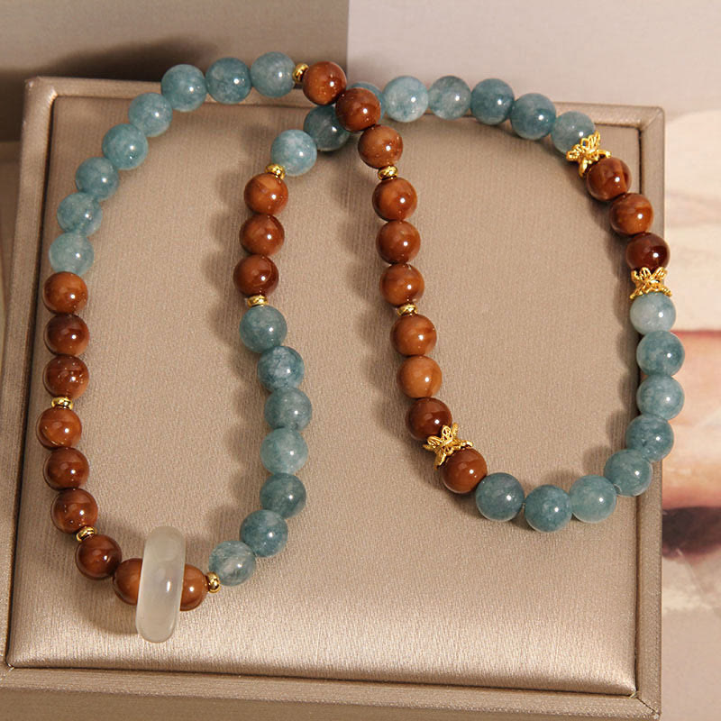 Natural Kuka Seed and Jade Abundance Bracelet for Personal Growth