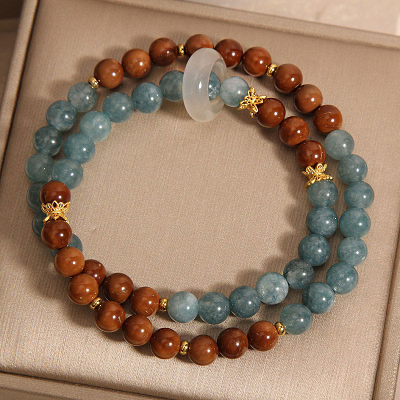 Natural Kuka Seed and Jade Abundance Bracelet for Personal Growth