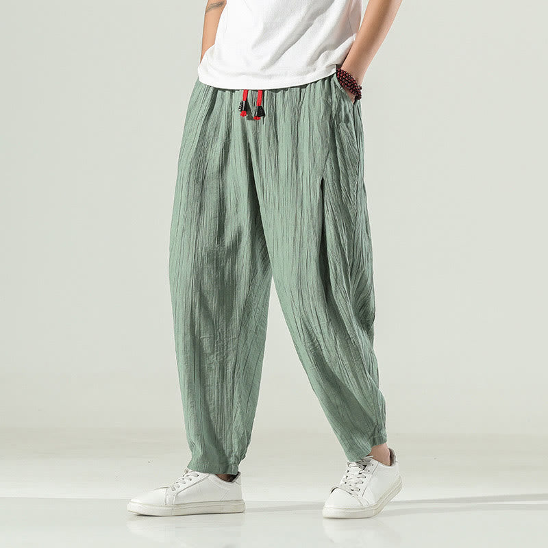 Breathable Cotton Relaxed Meditation Harem Pants