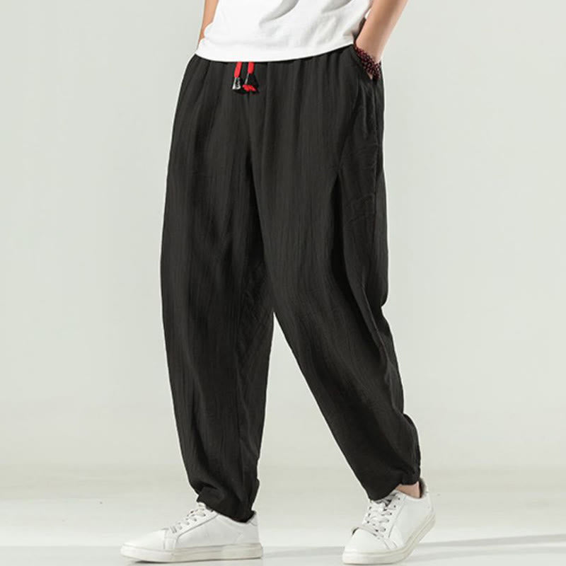 Breathable Cotton Relaxed Meditation Harem Pants