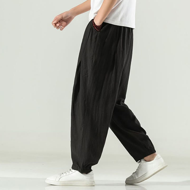 Breathable Cotton Relaxed Meditation Harem Pants