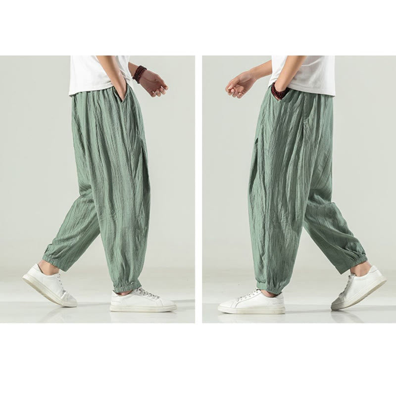 Breathable Cotton Relaxed Meditation Harem Pants