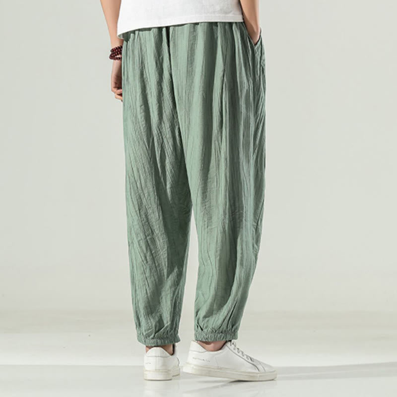 Breathable Cotton Relaxed Meditation Harem Pants