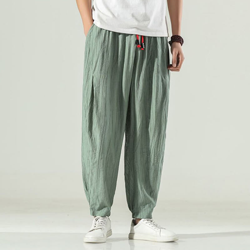 Breathable Cotton Relaxed Meditation Harem Pants