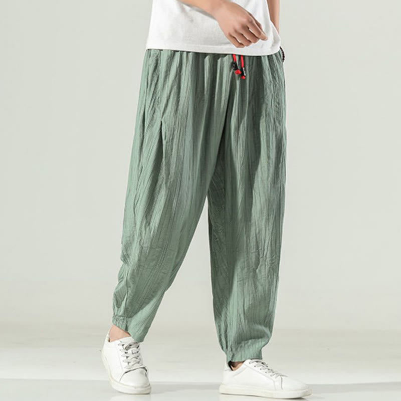 Breathable Cotton Relaxed Meditation Harem Pants