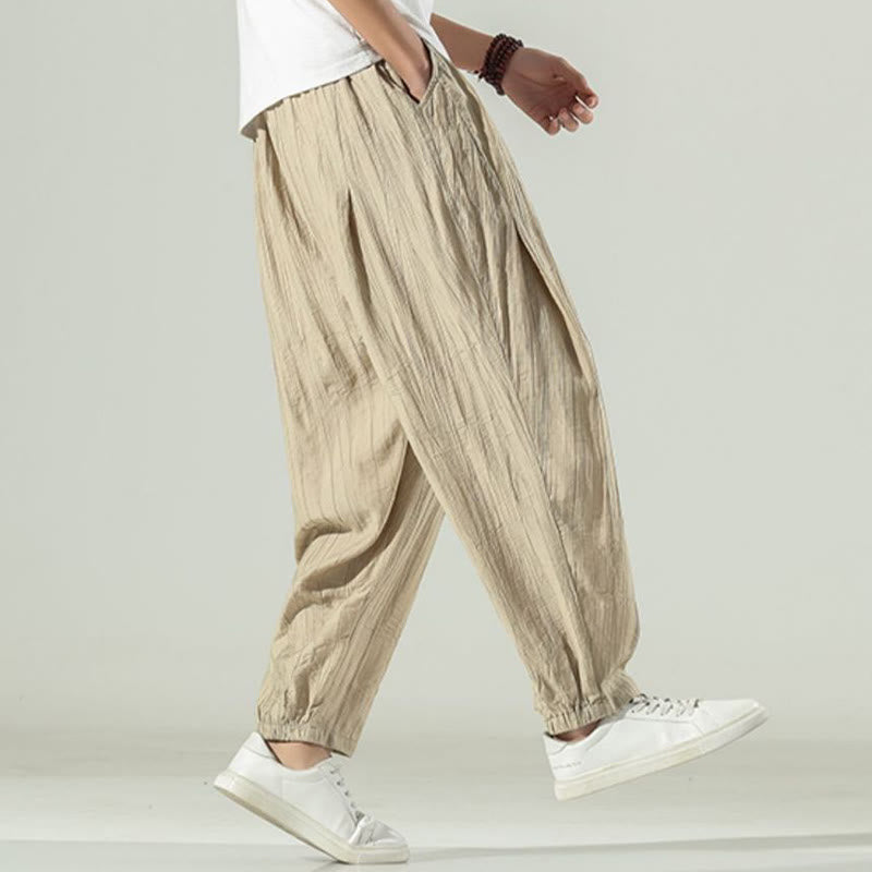 Breathable Cotton Relaxed Meditation Harem Pants