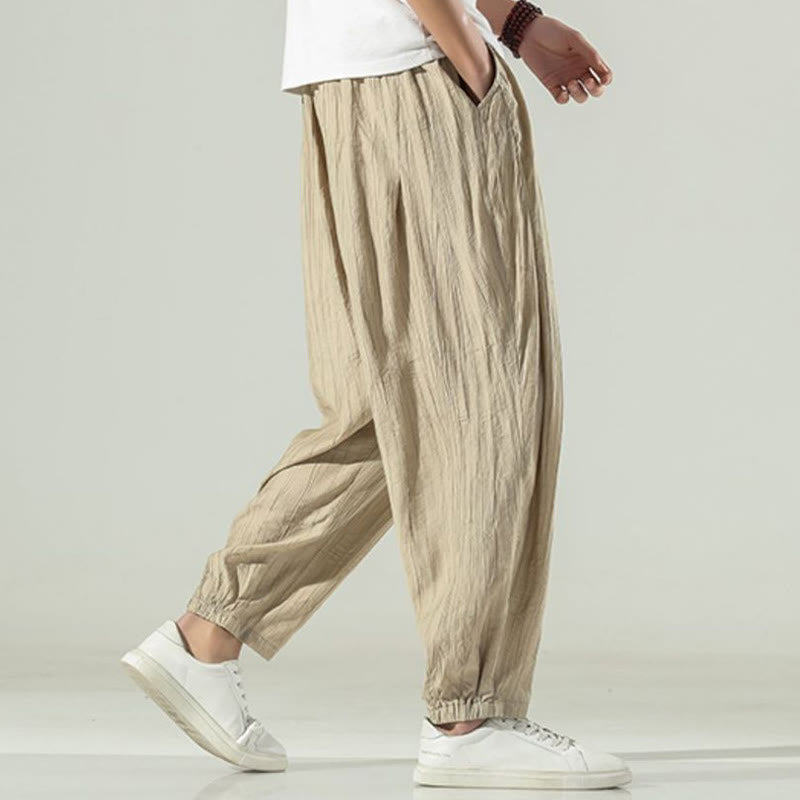 Breathable Cotton Relaxed Meditation Harem Pants