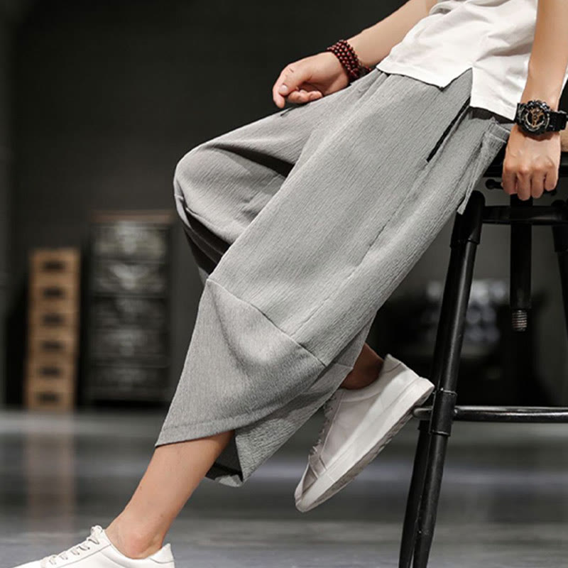 Breathable Cropped Straight-Leg Mindful Movement Pants