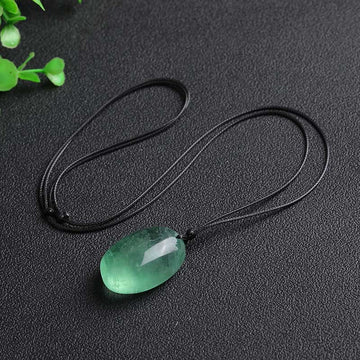 Green Fluorite Power Necklace Pendant