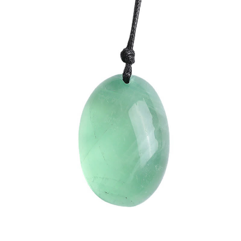 Green Fluorite Power Necklace Pendant
