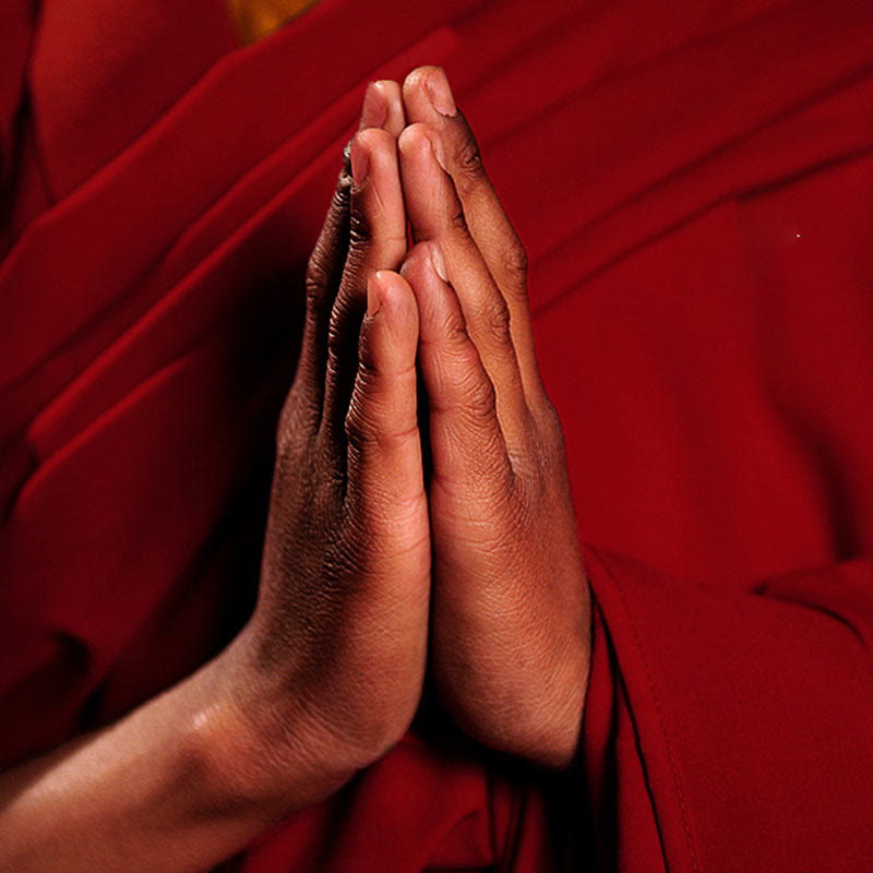 999 Sterling Silver Six True Word Heart Sutra String Necklace Pendant