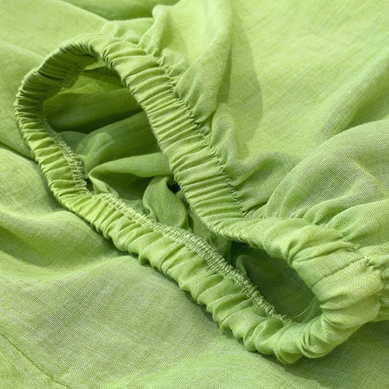 Tactile Linen Drawstring Harem Meditation Pants
